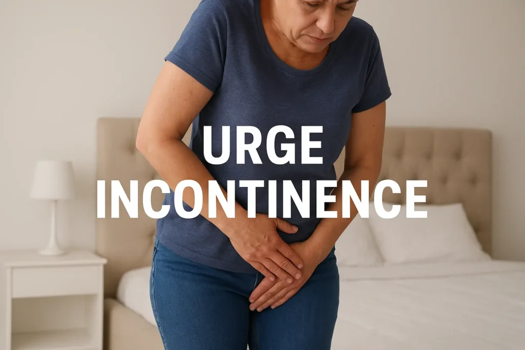 how to manage urge incontinence Kington symptoms