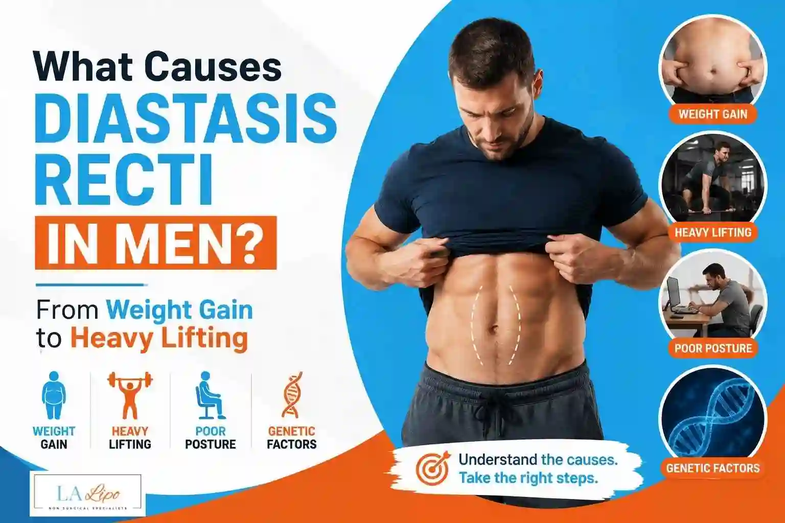 What Causes Diastasis Recti in Men? From Weight Gain to Heavy Lifting Kington